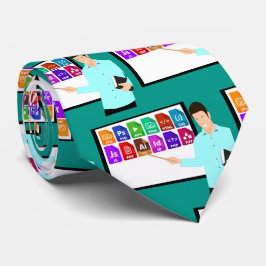 Computer School Teacher Necktie Slips