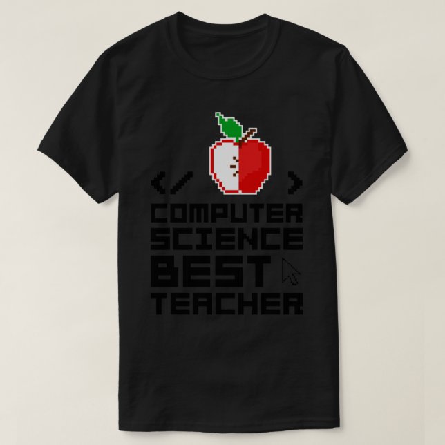Computer Science Best Teacher1 T Shirt (Design framsida)