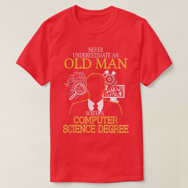 Computer Science Degree T Shirt (Design framsida)