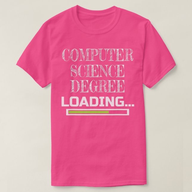 Computer Science Graading Loading CS School Major T Shirt (Design framsida)