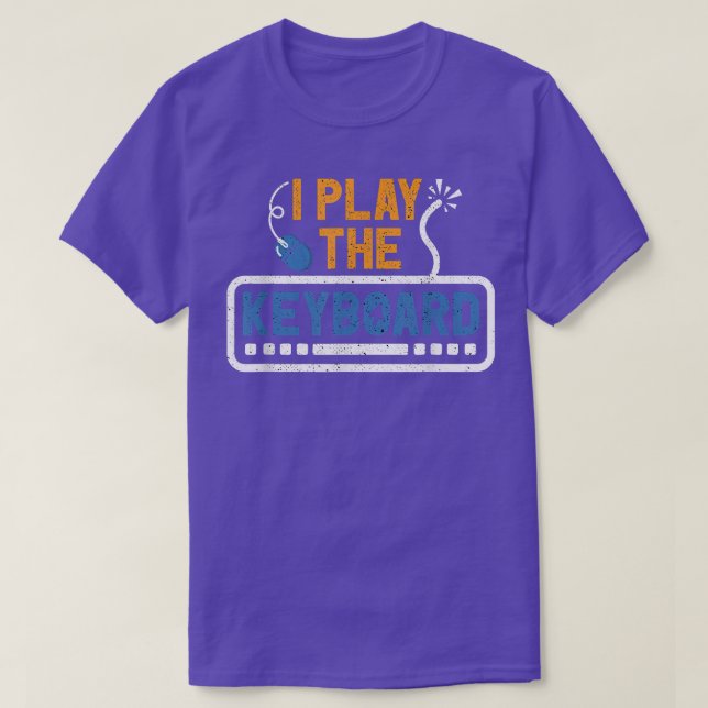 Computer Science Play Tangentbord Techie Programme T Shirt (Design framsida)