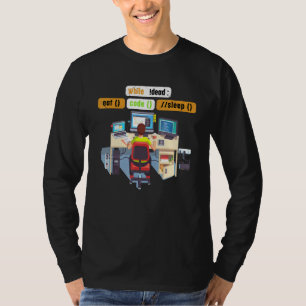 Computer Science Python Coder Eat Code Ssov Humor T Shirt