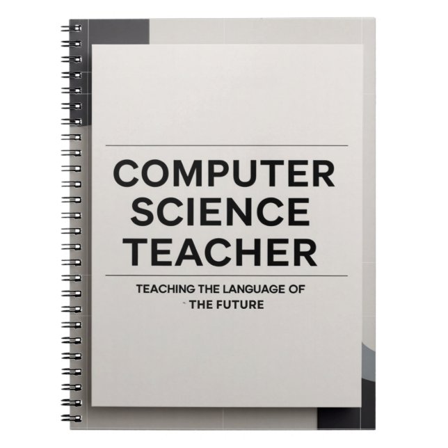 Computer Science Teacher Anteckningsbok (Framsidan)