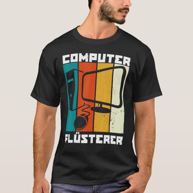 Computer Scientist Admin IT Technician Network Pro T Shirt (Framsida)