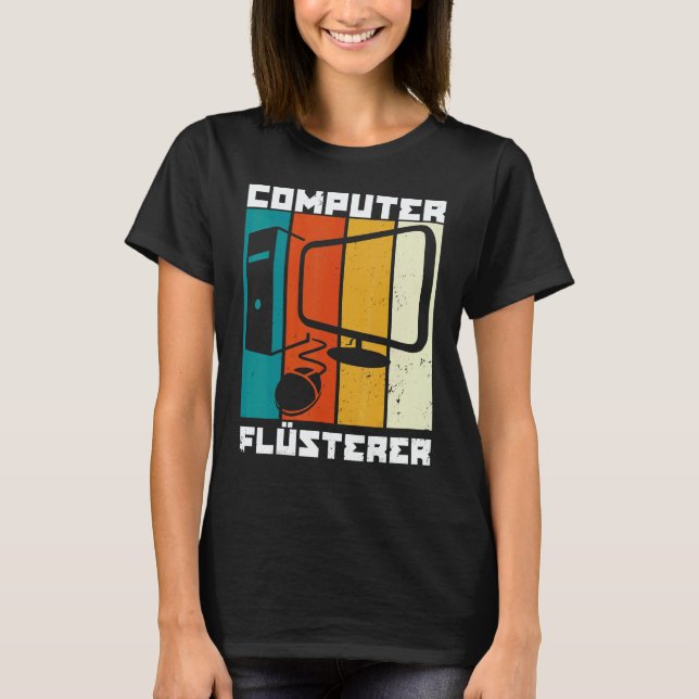 Computer Scientist Admin IT Technician Network Pro T Shirt (Framsida)