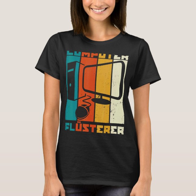 Computer Scientist Admin IT Technician Network Pro T Shirt (Framsida)