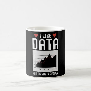 Computer Scientist Data Analyst Gift Kaffemugg