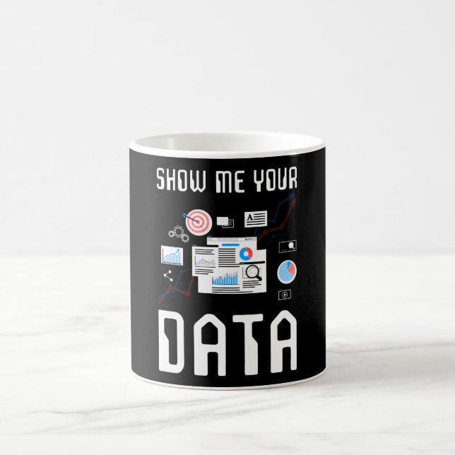 Computer Scientist Data Analyst Gift Kaffemugg (Center)