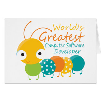 Computer Software Developer Hälsningskort
