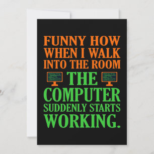 Computer Startar Software Programmer IT Tack Kort