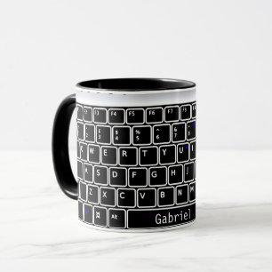 Computer Tangentbord Design Coffee Mugg