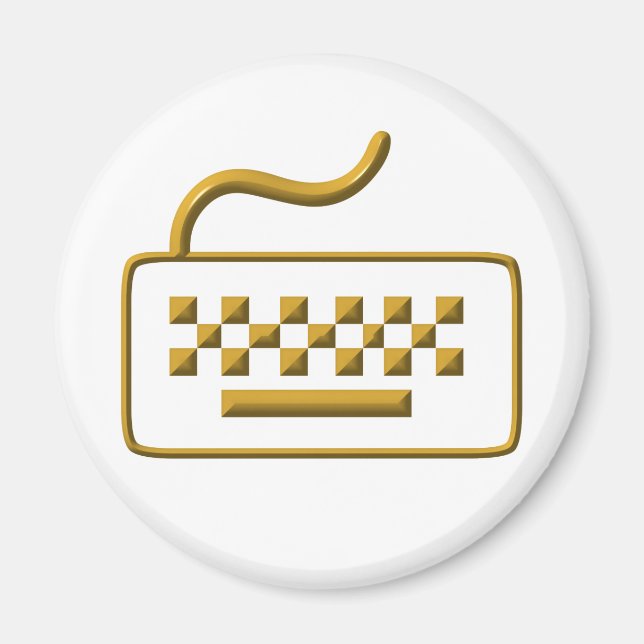 Computer Tangentbord Magnet (Framsidan)