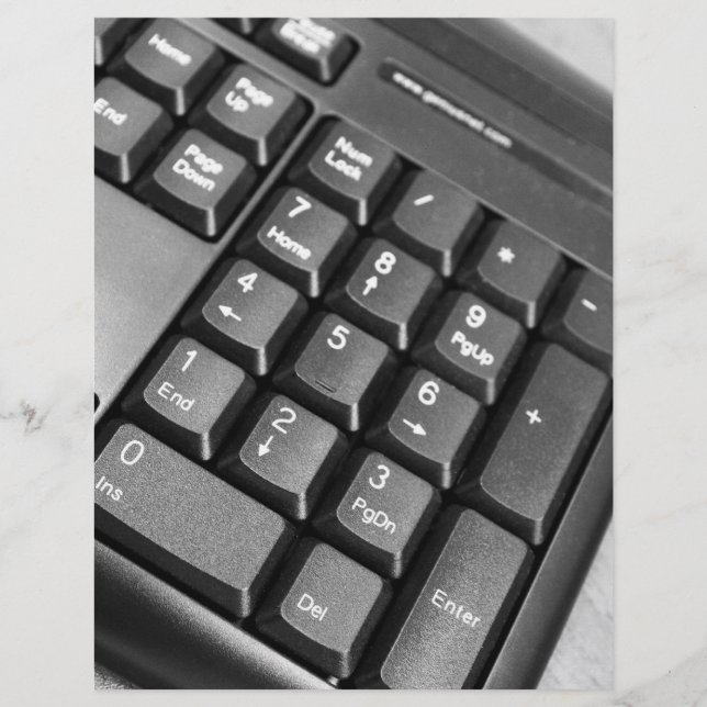 Computer tangentbord reklamblad (Framsidan)