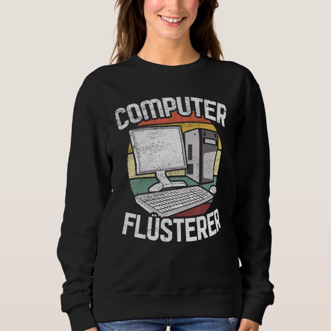 Computer Whisper Computer Scienc T Shirt (Framsida)