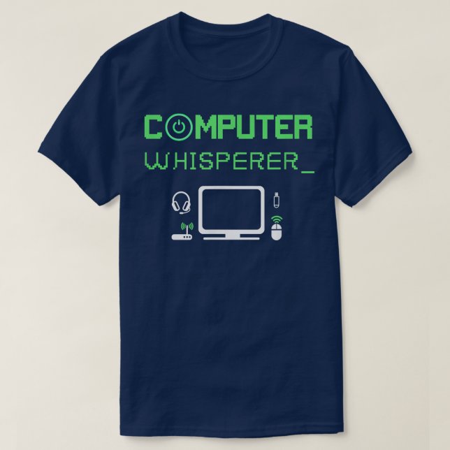 Computer Whisperer Computer Science Programming Co T Shirt (Design framsida)