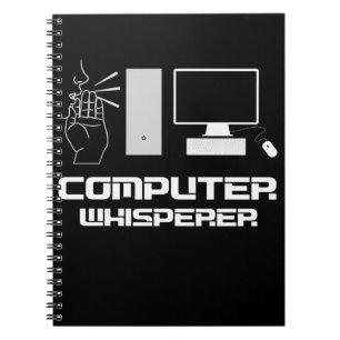 Computer Whisperer Funny Gamer IT Admin Programmer Anteckningsbok