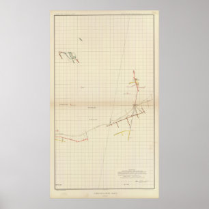 Comstock Mine Kartor Number I Poster