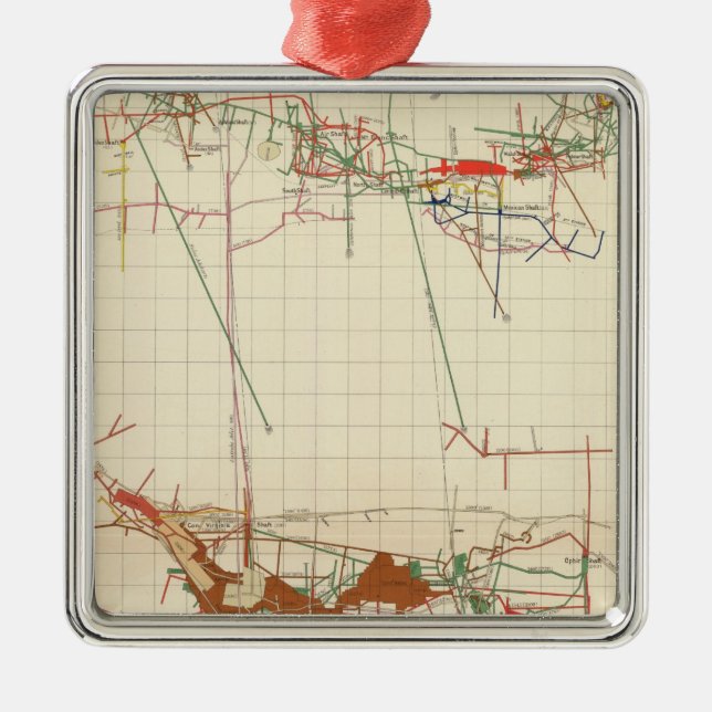 Comstock numrerar den min kartor III Julgransprydnad Metall (Framsidan)