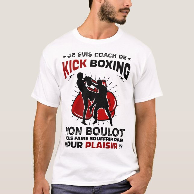 Comt Boxer Vs Tränare  T Shirt (Framsida)