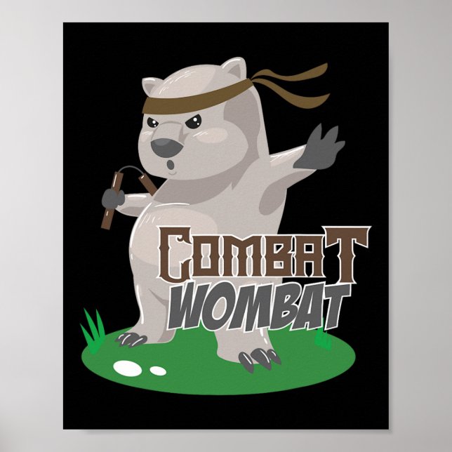 Comt Womt Funny Karate Womt Martial Artist Gift Poster (Framsidan)