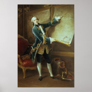 Comten de Vaudreuil, 1758 Poster