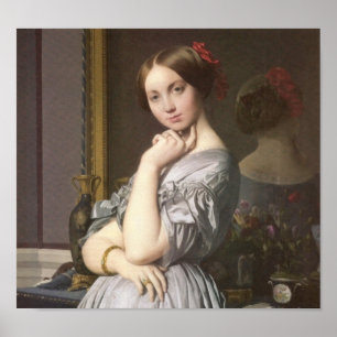 Comtesse d'Haussonville (detaljer), Ingres Poster