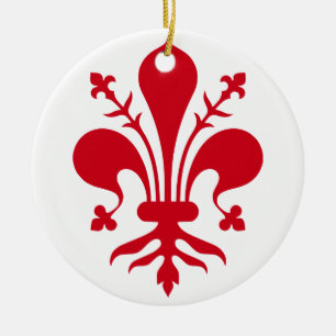 Comune di Firenze Julgransprydnad Keramik