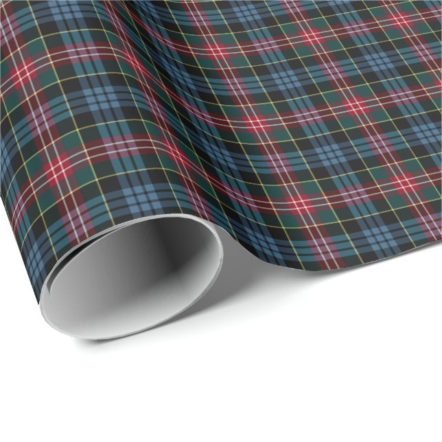 Comyn - Cumming Klan Tartan Presentpapper (Rullad Hörn)