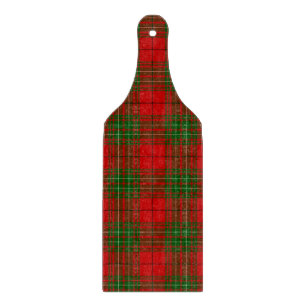 Comyn tartan röd grön rutig