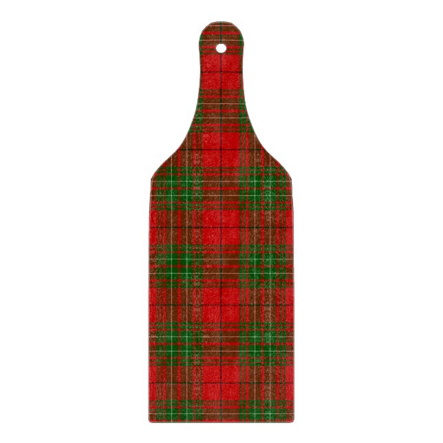 Comyn tartan röd grön rutig (Framsidan)