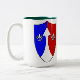 COMZEUR - TASCOM lappar 1962-1974 Två-Tonad Mugg