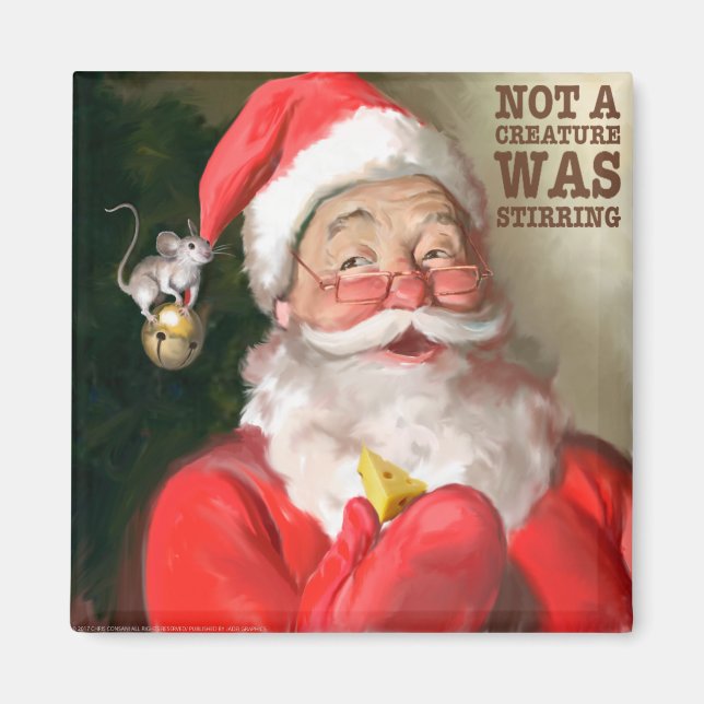 CON31 Santa 1 Stirring.tif Magnet (Framsidan)