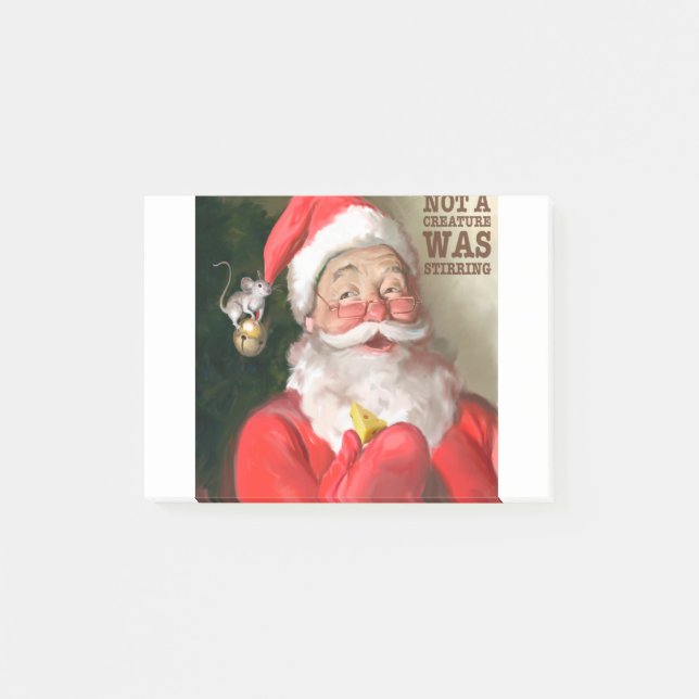 CON31 Santa 1 Stirring.tif Post-it Block (Framsida)