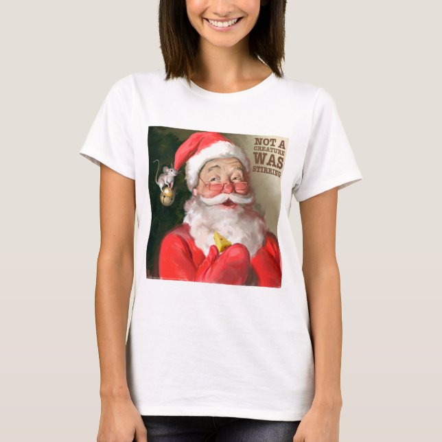 CON31 Santa 1 Stirring.tif T Shirt (Framsida)