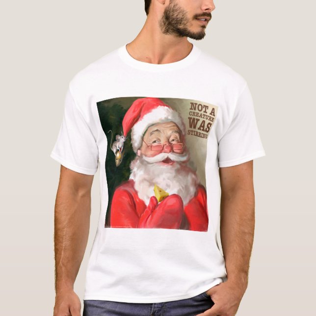 CON31 Santa 1 Stirring.tif T Shirt (Framsida)