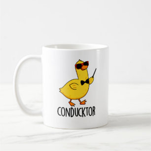 Con-anka-tor Funny Music Conductor Anka Pun Kaffemugg