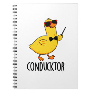 Con-duck-tor Rollig Musik Dirigent Anka Puns Anteckningsbok