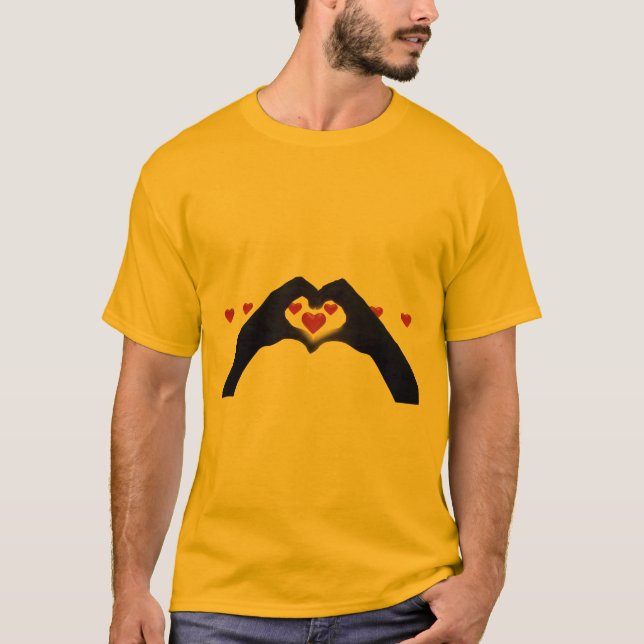 “Con el corazón en la mano” T Shirt (Framsida)