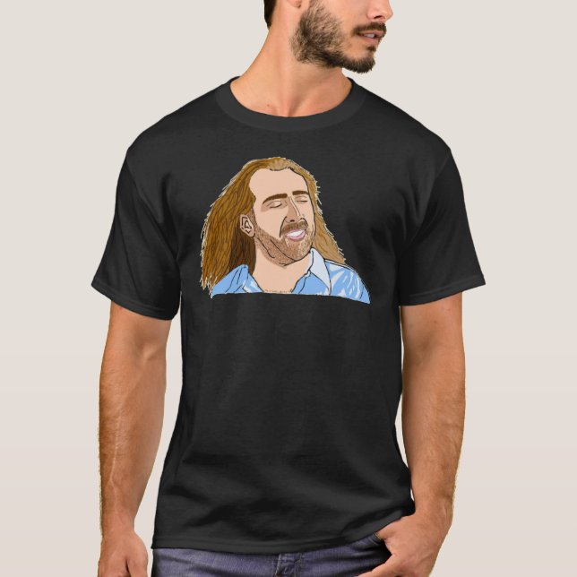 Con luft Nicolas Cage Breathing i färsk luft Class T Shirt (Framsida)