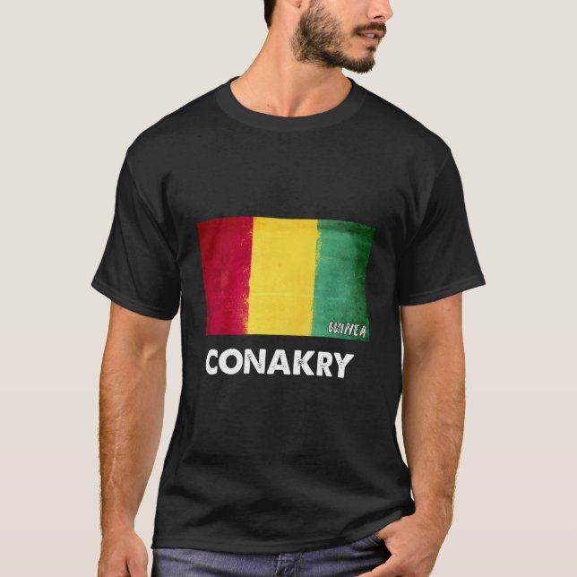 Conakry Guinea T Shirt (Framsida)