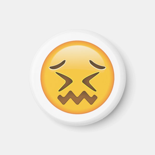 Conbased Ansikte - Emoji Magnet (Framsidan)