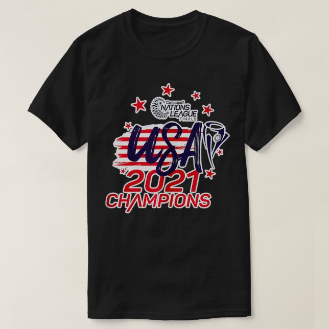 Concacaf USA 2021 Champions Tanktop T Shirt (Design framsida)