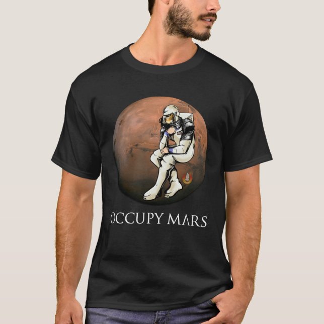 Concellation 2021 Occupy Mars T Shirt (Framsida)