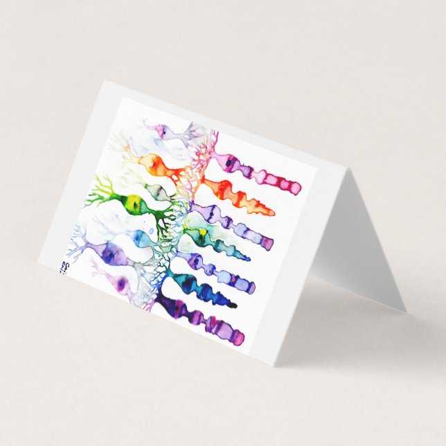 Conceller, stavceller och bipolära neuroner av ret visitkort (Framsida)