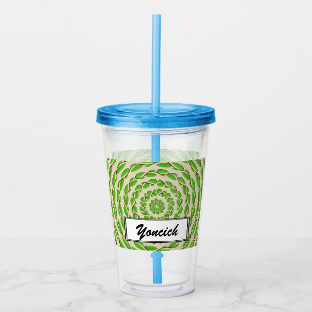 Concentric Löv Ringar av Kenneth Yoncich Take Away Mugg (Framsida)