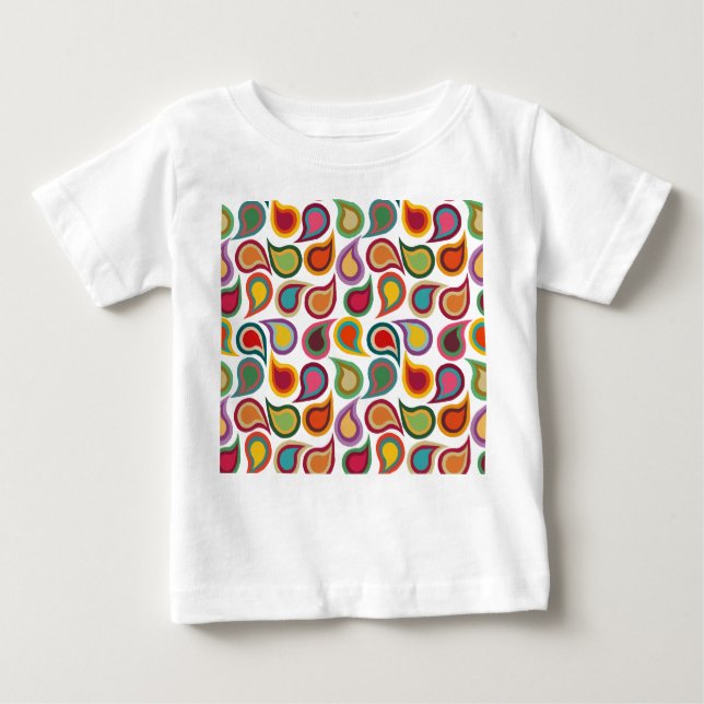 Concentric Paisleys T Shirt (Framsida)