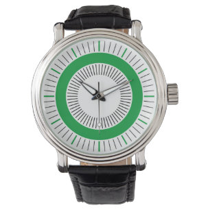 Concentric Rays - Grass Grönt Armbandsur