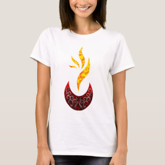 Conception de feu t shirt