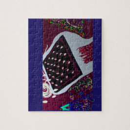 Conceptual Abstract Chessboard Landscape Pussel