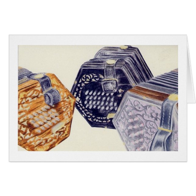 Concertina Hälsningskort (Framsidan Horizontal)